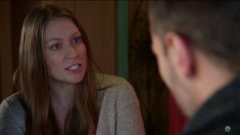 Still of Emma Jo Boyden and Patrick John Flueger in Chicago PD and Instinct