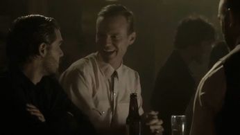 Brian Poth with Grey Damon AQUARIUS Season 1