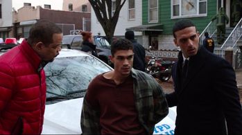 Ice-T, Matthew Laureano, and Ari'el Stachel in Law & Order: Special Victims Unit (1999)