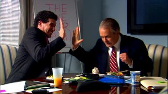 Matthew Arkin and Benim Foster in The Flying Scissors (2009)