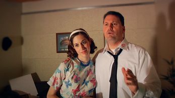 Marissa Kelton and Jack Moran in a scene from 