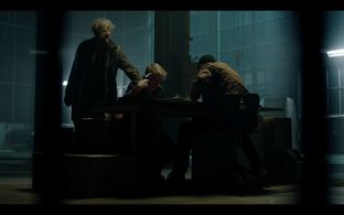 The Bridge III. Peter Hald, Michael Slebsager, Christopher Læssø.