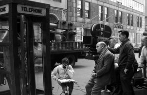 Jon Voight, John Schlesinger, and Nicholas Sgarro in Midnight Cowboy (1969)