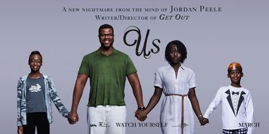 Lupita Nyong'o, Winston Duke, Evan Alex, and Shahadi Wright Joseph in Us (2019)