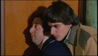 Leo Colonna and Alvaro Vitali in The Schoolteacher Goes to Boys' High (1978)