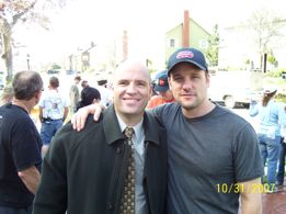 Director Tom Verica on the set of Boston Legal.