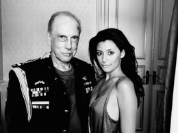 Raad Rawi and Sibylla Deen during filming of Tyrant S1