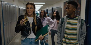 Marlon Kazadi and Madi Monroe in Zombie Town (2023)