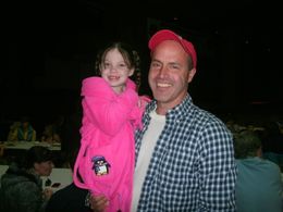 Director D.J. Caruso and Kennedy Brice on set of 