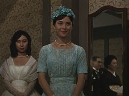 Ryûji Kita, Kuniko Miyake, and Mariko Okada in Late Autumn (1960)