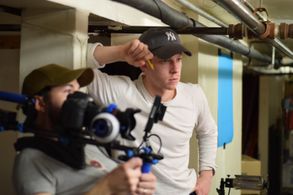 Directing on the set of Fifteen.