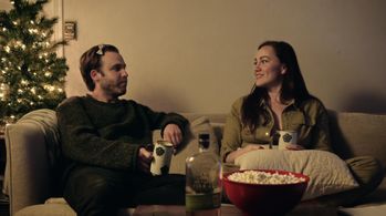 Nigel DeFriez and Kira Pearson in Wake Up Leonard