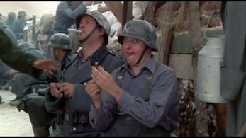 Massimo Boldi and Renato Pozzetto in Stormtroopers (1976)