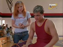 Robert Clark and Emma Taylor-Isherwood in Strange Days at Blake Holsey High (2002)