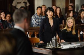 Lauren Tom and Sasha Pieterse in Pretty Little Liars (2010)