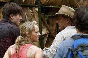 Still of Natasha Loring, Matt Kane and Richard Dillane in The Dinosaur Project (2012)