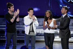 Syesha Mercado, David Cook, and David Archuleta