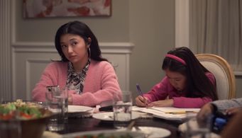 Michelle Mao as Amber Wieners with Lacey Chabert as Gretchen Wieners in the Walmart Mean Girls Campaign