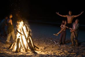 Charles Alexander, Tanner Ray Rook, Miles Gutierrez-Riley, Aidan Laprete, Nicholas Coombe, and Alex Fitzalan in The Wild