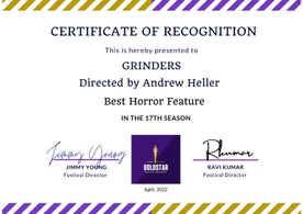 Andrew Heller in Grinders (2022)