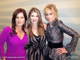 Jane Fonda, Marcia Gay Harden, and Amy Holland Pennell in The Newsroom: Election Night: Part II (2013)