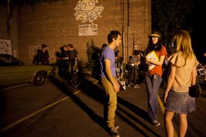 Michael Angarano,Juno Temple and Ramaa Mosley
