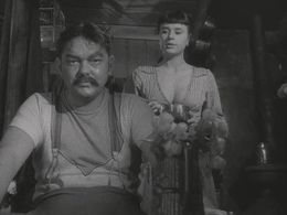 Harriet Andersson and Åke Grönberg in Sawdust and Tinsel (1953)
