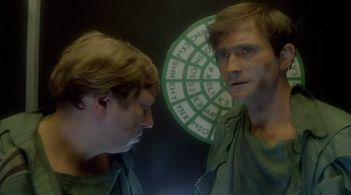 Olgierd Lukaszewicz and Jerzy Stuhr in Sexmission (1984)