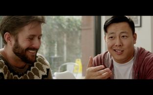 Darri Ingolfsson and Intae Kim in Hicksters (2019)