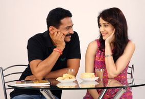 Atul Kulkarni and Sagarika Ghatge in Premachi Goshta (2013)
