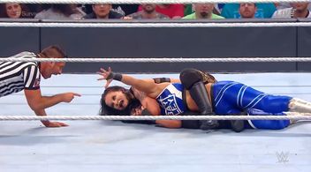 Pamela Martinez and Shayna Andrea Baszler in WWE Survivor Series (2019)
