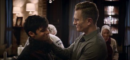 Neil Jackson and Hunter Sansone in Stargirl (2020)