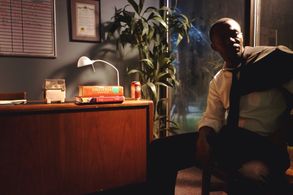 Walter Colson as DCF Worker on the set of June.