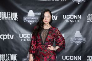 Sarah Jun at an event for The Cobblestone Corridor (2016)