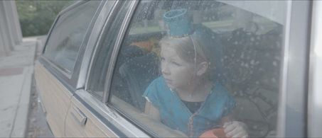 Ava Morse on the set of 