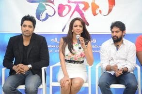 Lakshmi Manchu and Adivi Sesh at an event for Dongata (2015)