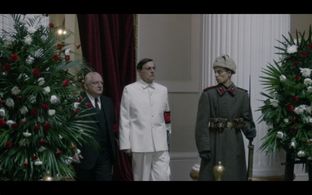 Jeffrey Tambor, Simon Russell Beale, and Vaslov Goom in The Death of Stalin (2017)
