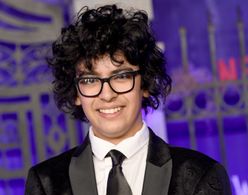 Moosa Mostafa at an event for Wednesday (2022)