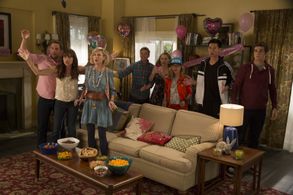 Nikki Deloach, Desi Lydic, Mike Faiola, Brett Davern, Beau Mirchoff, Jessica Lu, Greer Grammer, and Kelly Sry in Awkward