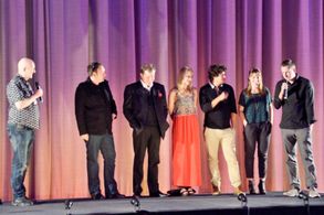 Director, Producer and Cast on stage with Alan Jones for the UK premiere at Film4 Frightfest 2011.