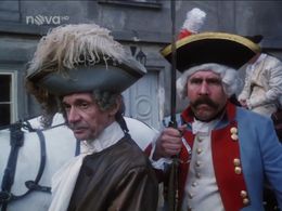 Josef Kemr and Petr Nározný in Give the Devil His Due (1985)