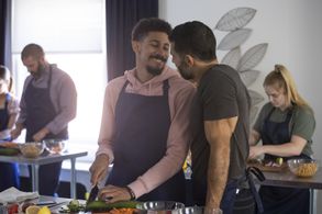 Samer Salem and Keiynan Lonsdale in My Fake Boyfriend