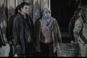 Khary Payton, Nadine Marissa, and Cameron Scott Roberts in The Walking Dead (2010)