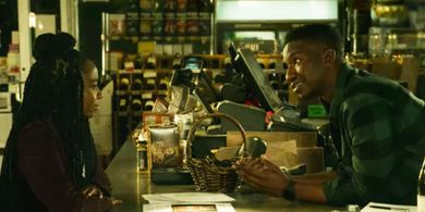 Sasha Compère and Mamoudou Athie in Uncorked (2020)