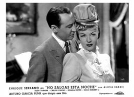 Arturo García Buhr and Tilda Thamar in No salgas esta noche (1946)