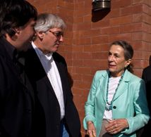 Jeff Sherman and Diane Disney