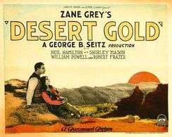 Neil Hamilton and Shirley Mason in Desert Gold (1926)