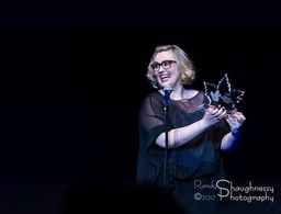 Receiving The Comedy Legend Award in honour of her dad, John Candy.