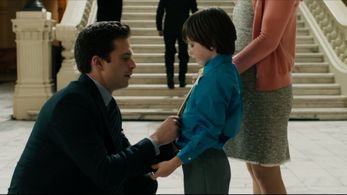 Still of Sebastian Stan and Asher Miles Fallica in The Last Full Measure