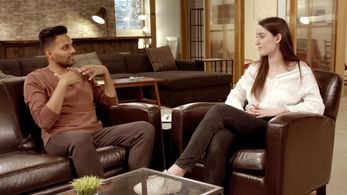 Madison Stranglen and Jay Shetty in Say It to Your Sister (2020)